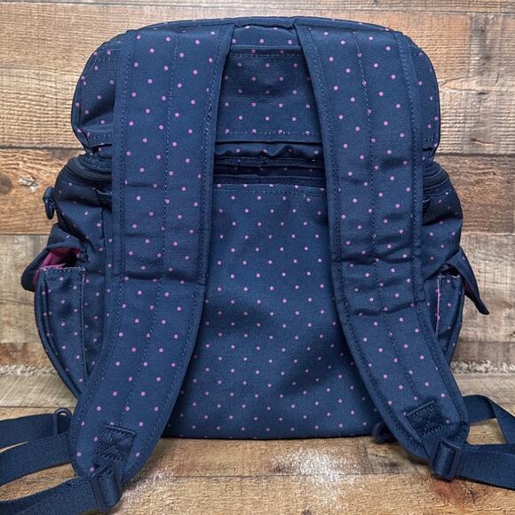 Matilda Jane Summer Fun Cooler Backpack Brilliant Daydream Blue Polka Dot main image 5